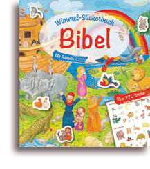 Wimmel-Stickerbuch: Bibel