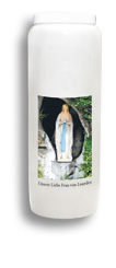 Novenenkerze «Unsere Liebe Frau von Lourdes»