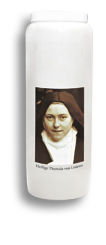 Novenenkerze «Heilige Theresia von Lisieux»
