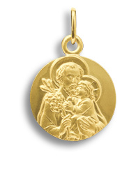 Medaille Heiliger Joseph mit dem Jesuskind