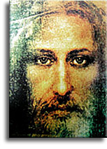 Antlitz Jesu Christi nach dem Grabtuch von Turin