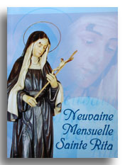 Neuvaine mensuelle à Sainte Rita