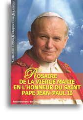 Rosaire de la Vierge Marie en l'honneur du saint pape Jean Paul II 