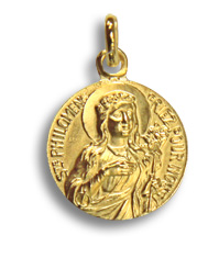 Médaille de Sainte Philomène