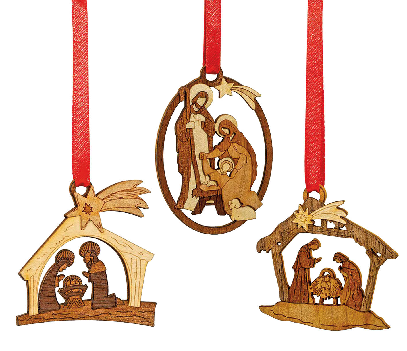 Set de 3 pendentifs «Sainte Famille»